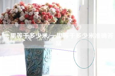 一里等于多少米/一里等于多少米准确答案 一里等于多少米/一里等于多少米准确答案