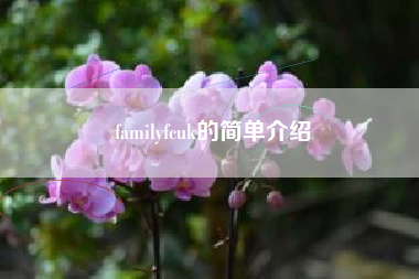 familyfcuk的简单介绍