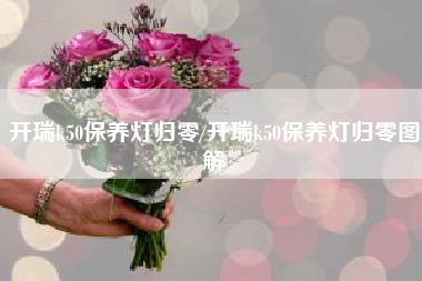 开瑞k50保养灯归零/开瑞k50保养灯归零图解 开瑞k50保养灯归零/开瑞k50保养灯归零图解