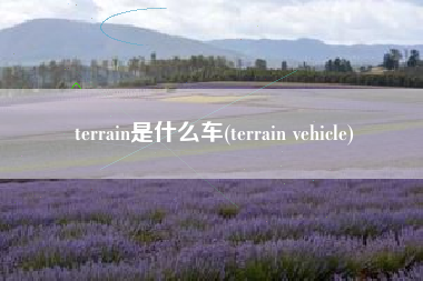 terrain是什么车(terrain vehicle)