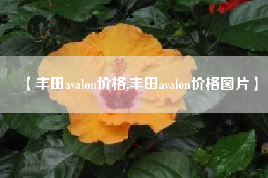 【丰田avalon价格,丰田avalon价格图片】 【丰田avalon价格,丰田avalon价格图片】